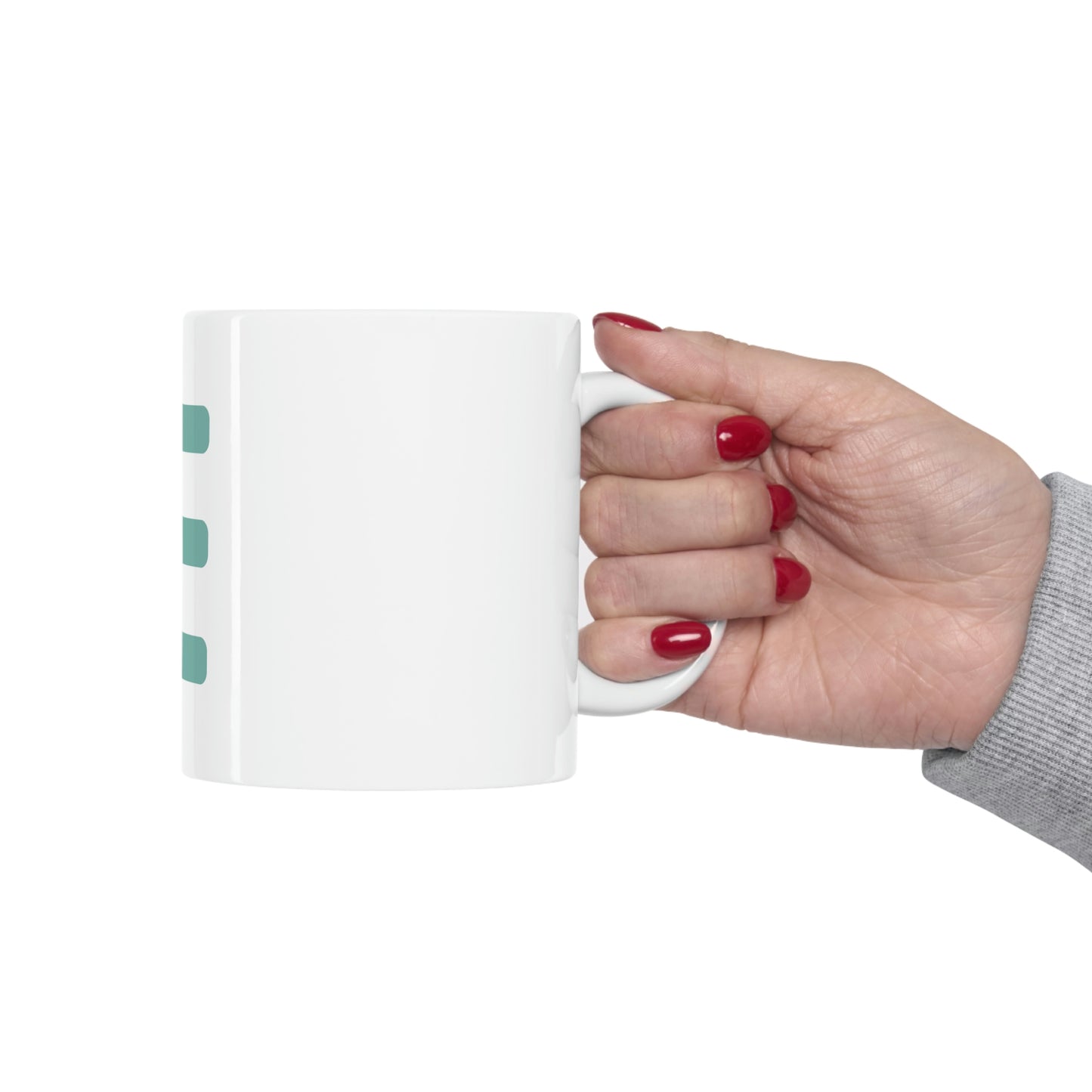 JE Green Letter Logo Mug