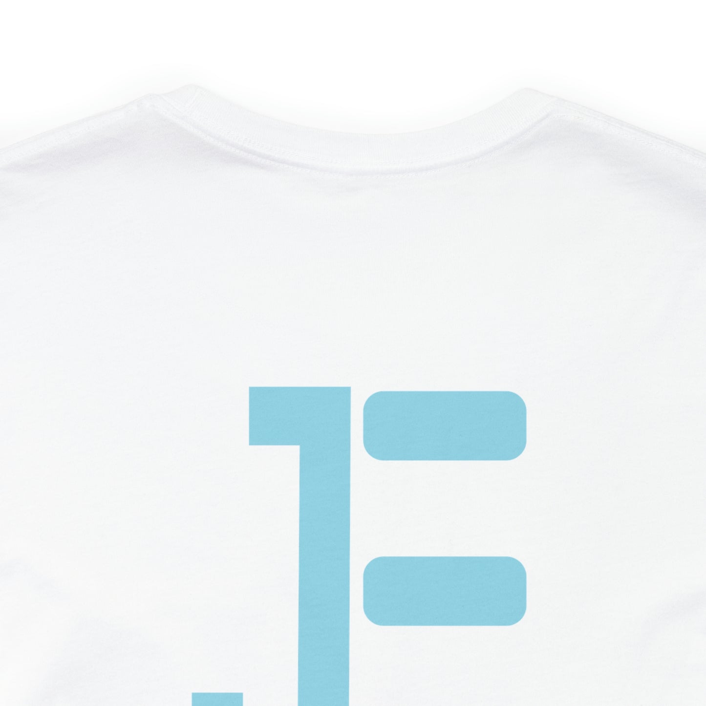 Front / Back JE Blue Logo Short Sleeve Tee