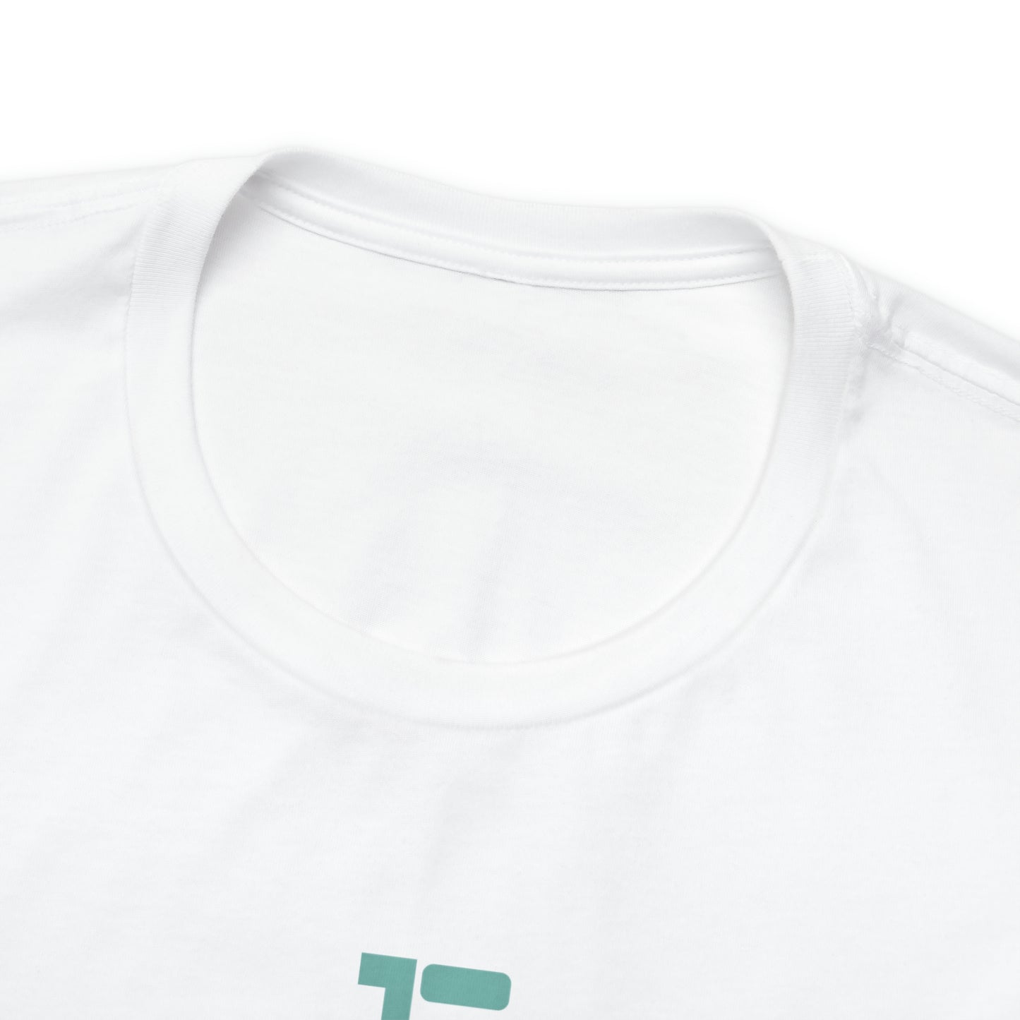 Front / Back JE Green Letter Logo Short Sleeve Tee
