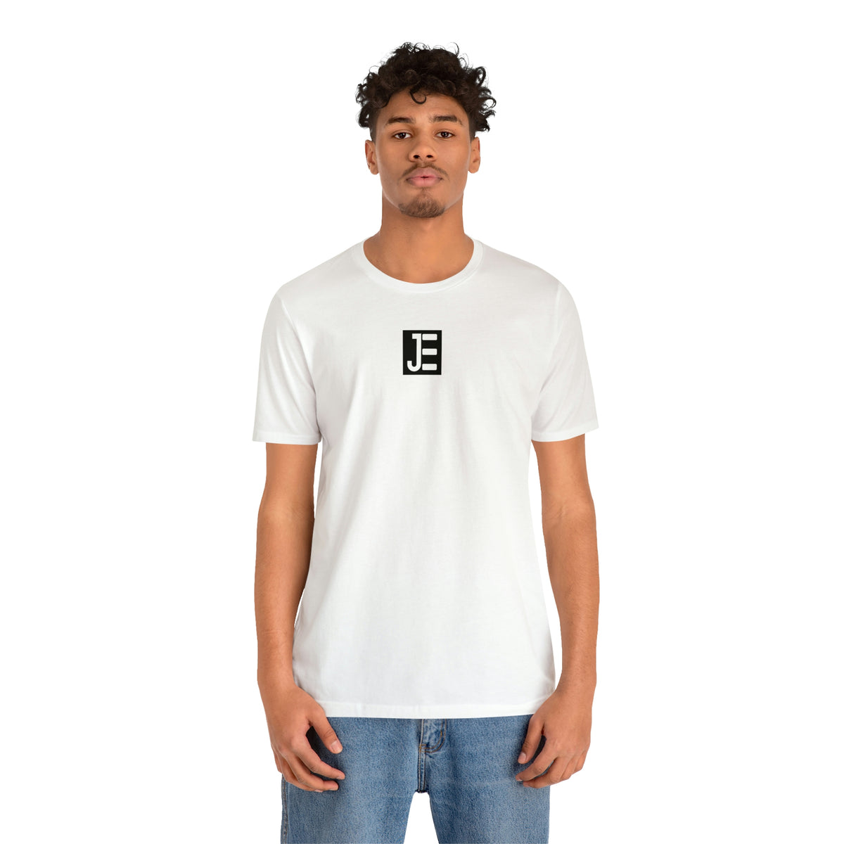 Front / Back JE Black Logo Short Sleeve Tee