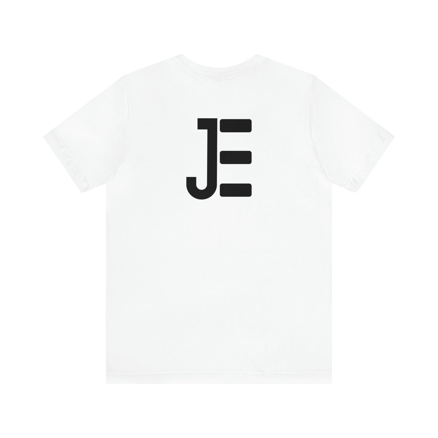 Front / Back JE Black Letter Logo Short Sleeve Tee