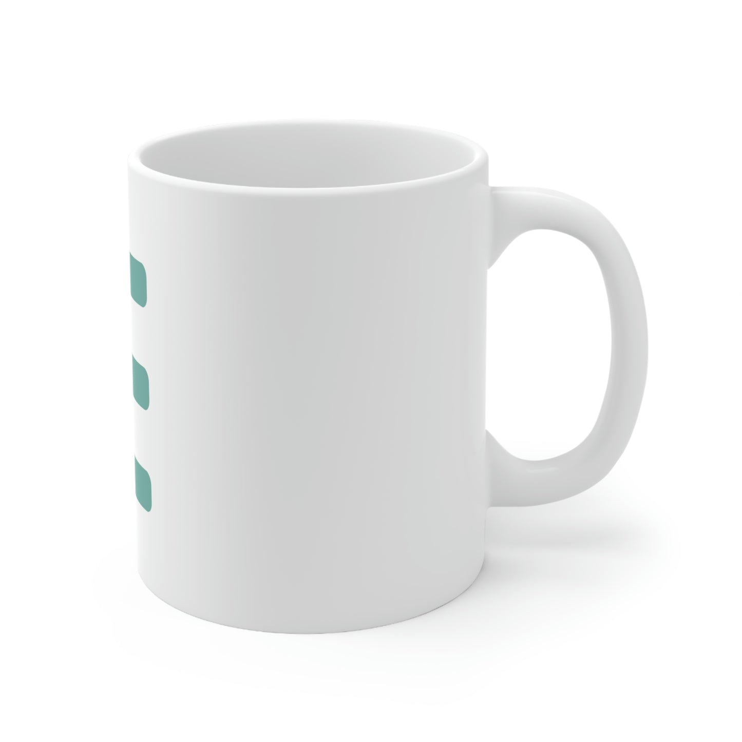 JE Green Letter Logo Mug