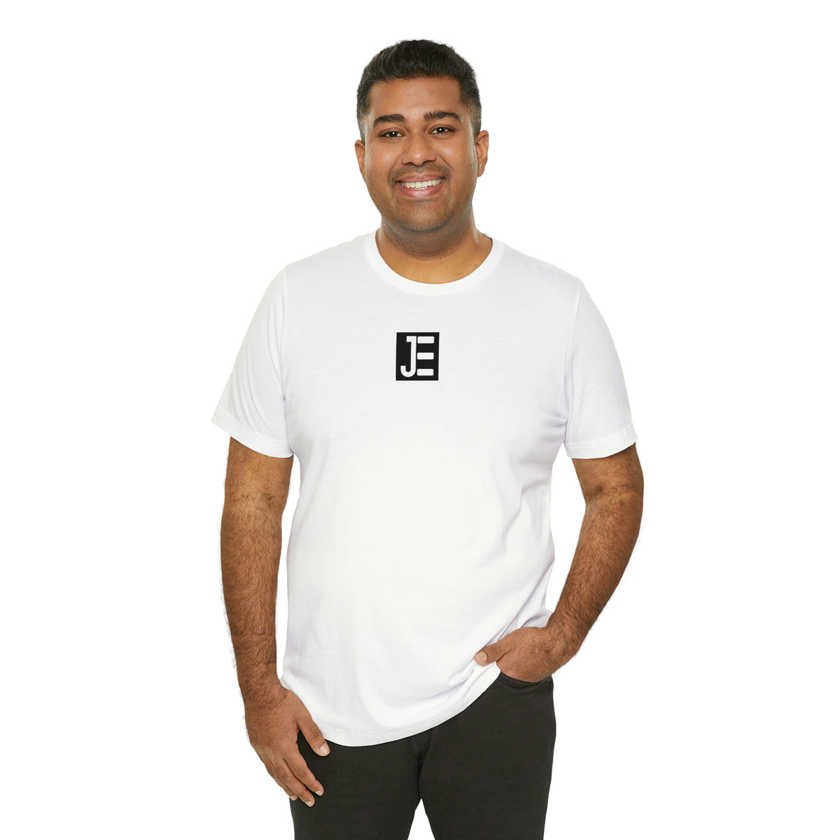 Front / Back JE Black Logo Short Sleeve Tee