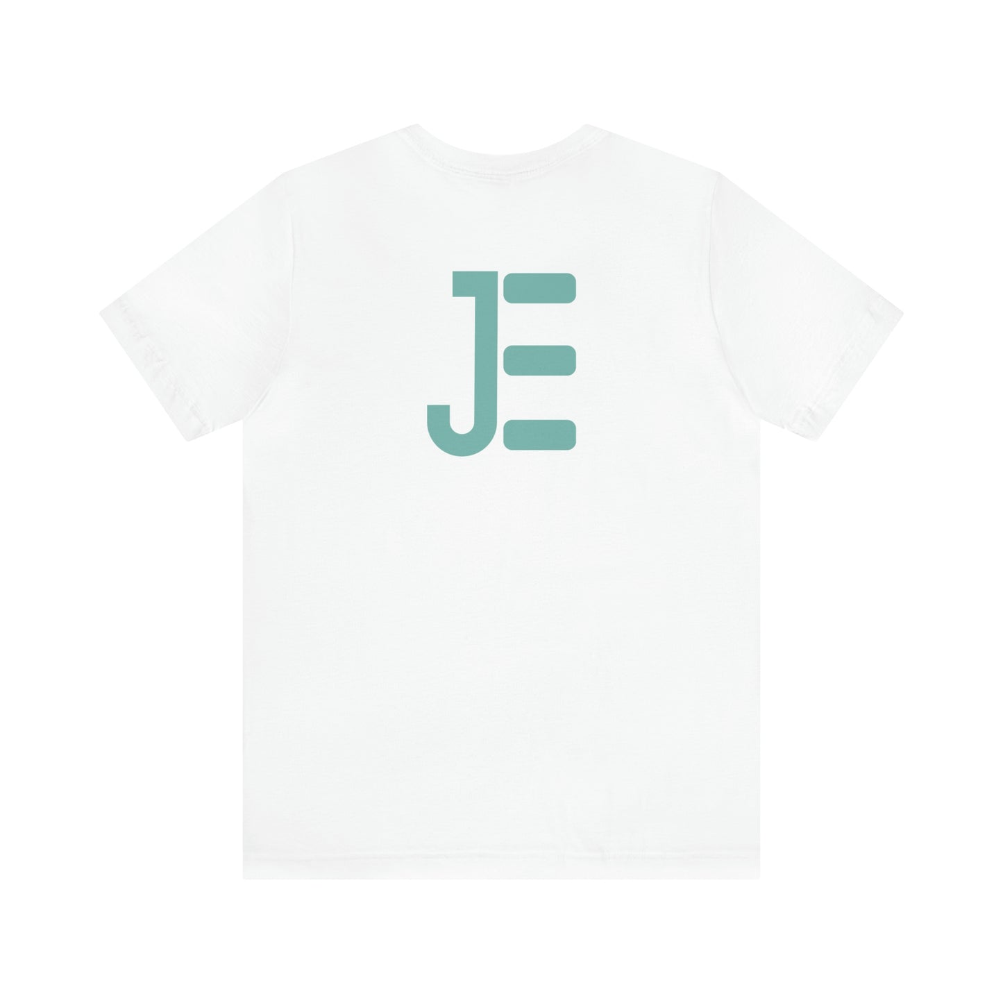 Front / Back JE Green Letter Logo Short Sleeve Tee