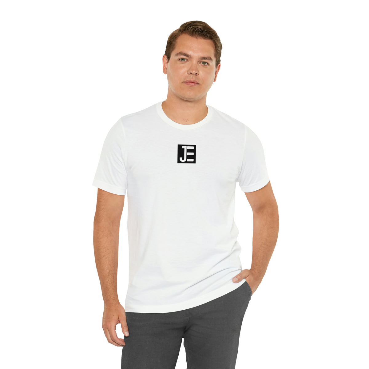 Front / Back JE Black Logo Short Sleeve Tee