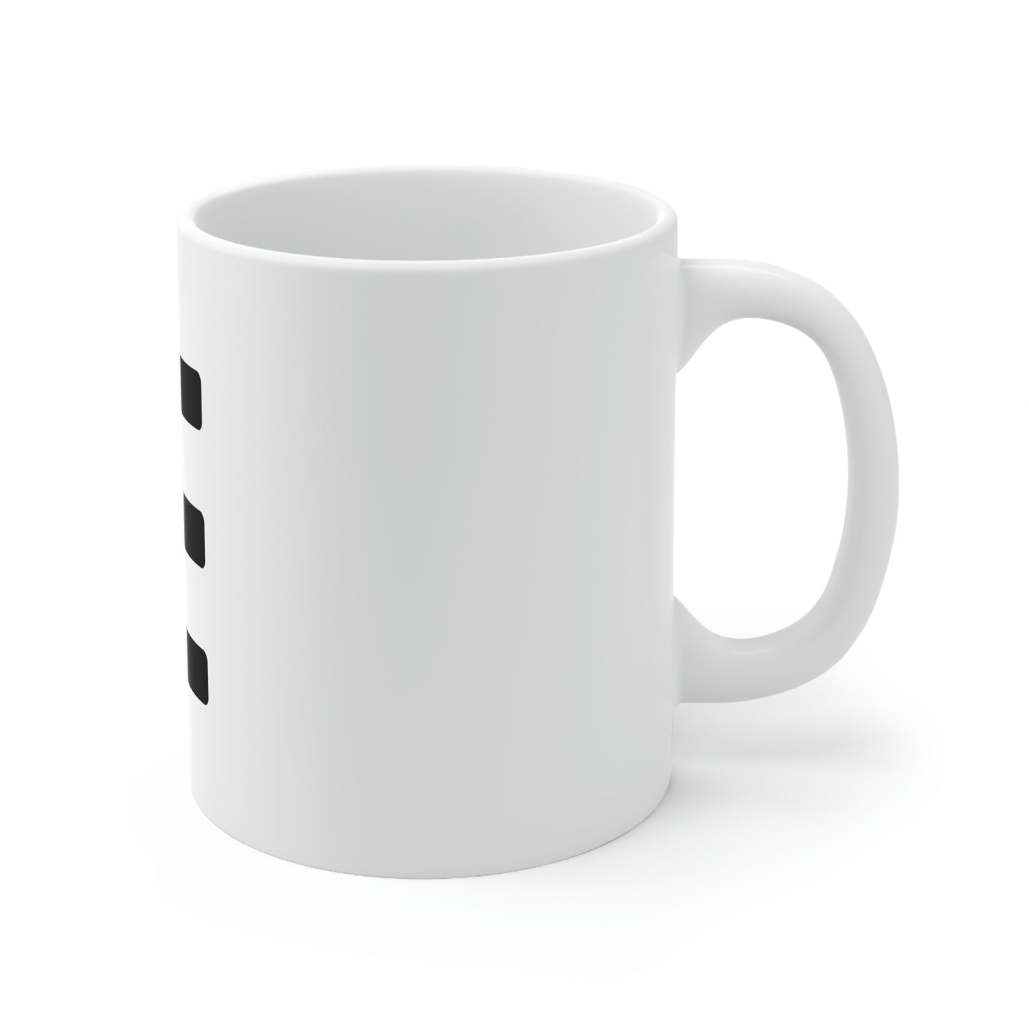 JE Black Letter Logo Mug