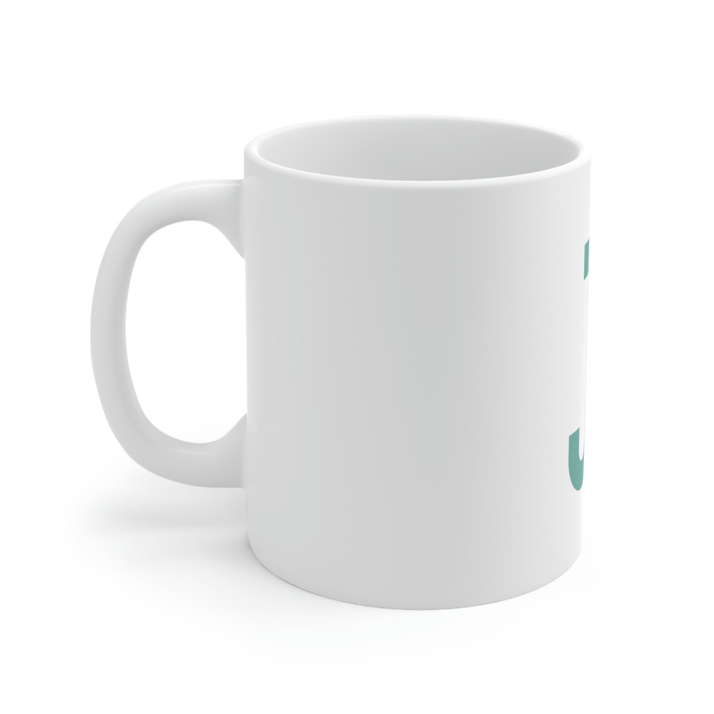 JE Green Letter Logo Mug