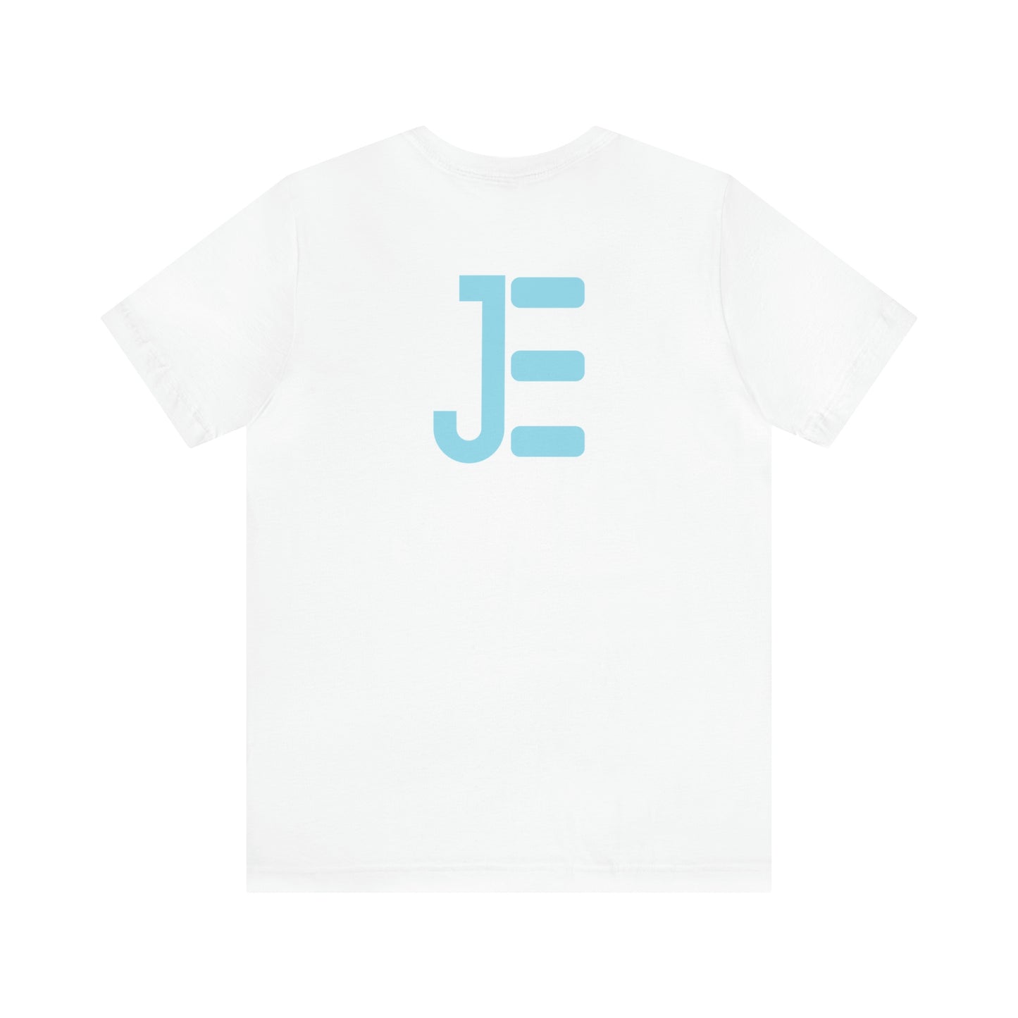 Front / Back JE Blue Logo Short Sleeve Tee