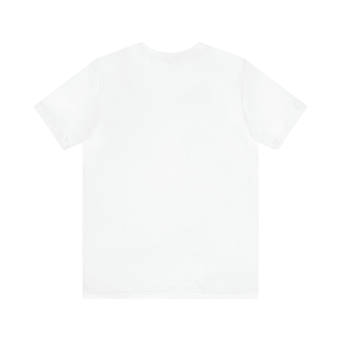 Front JE Blue Logo Short Sleeve Tee