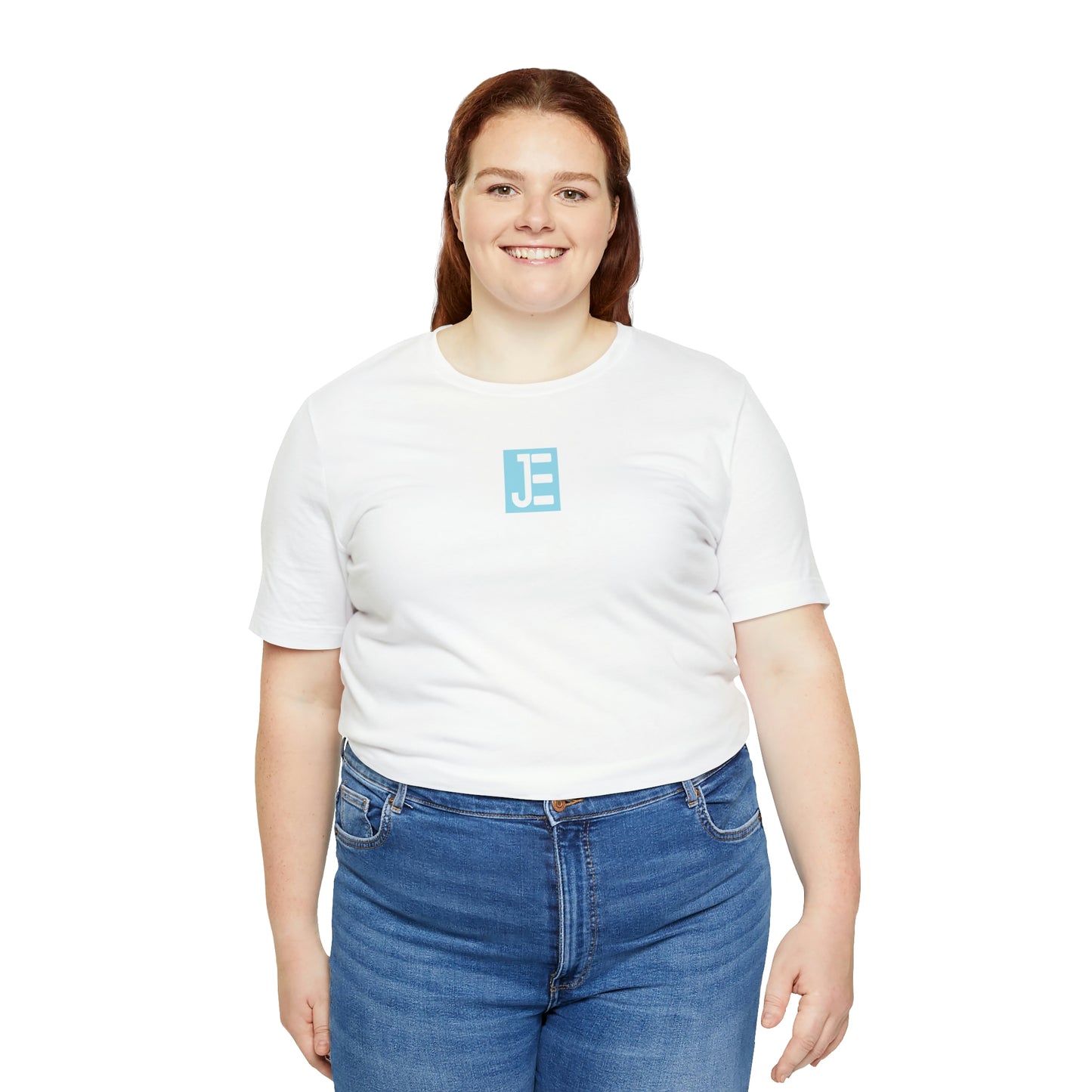 Front / Back JE Blue Logo Short Sleeve Tee