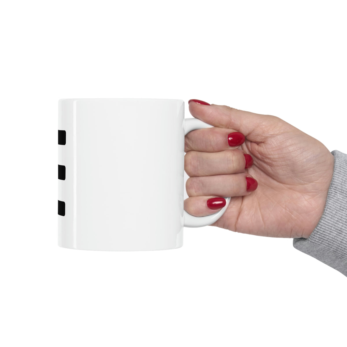 JE Black Letter Logo Mug