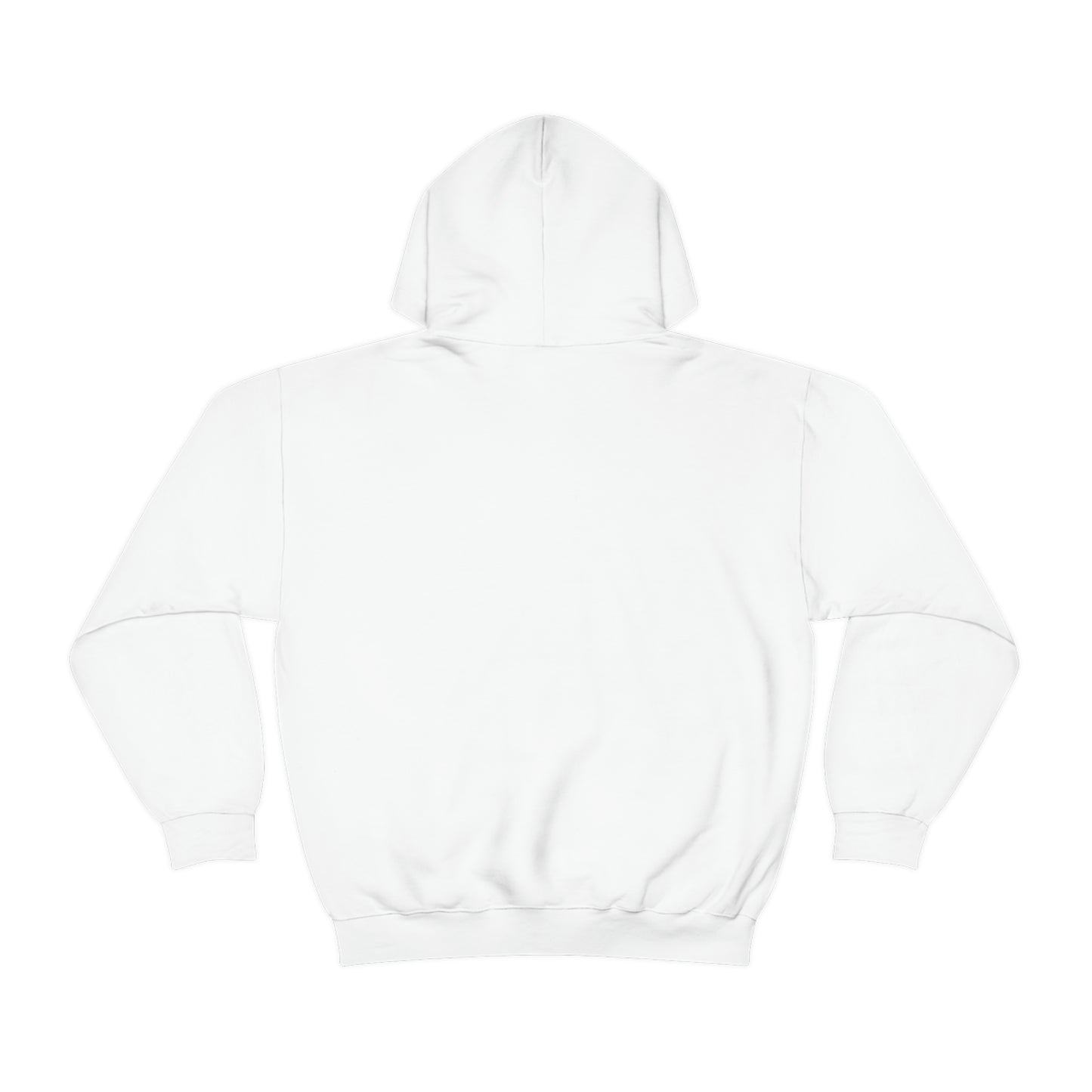 Front JE Black Letter Logo Hooded Sweatshirt