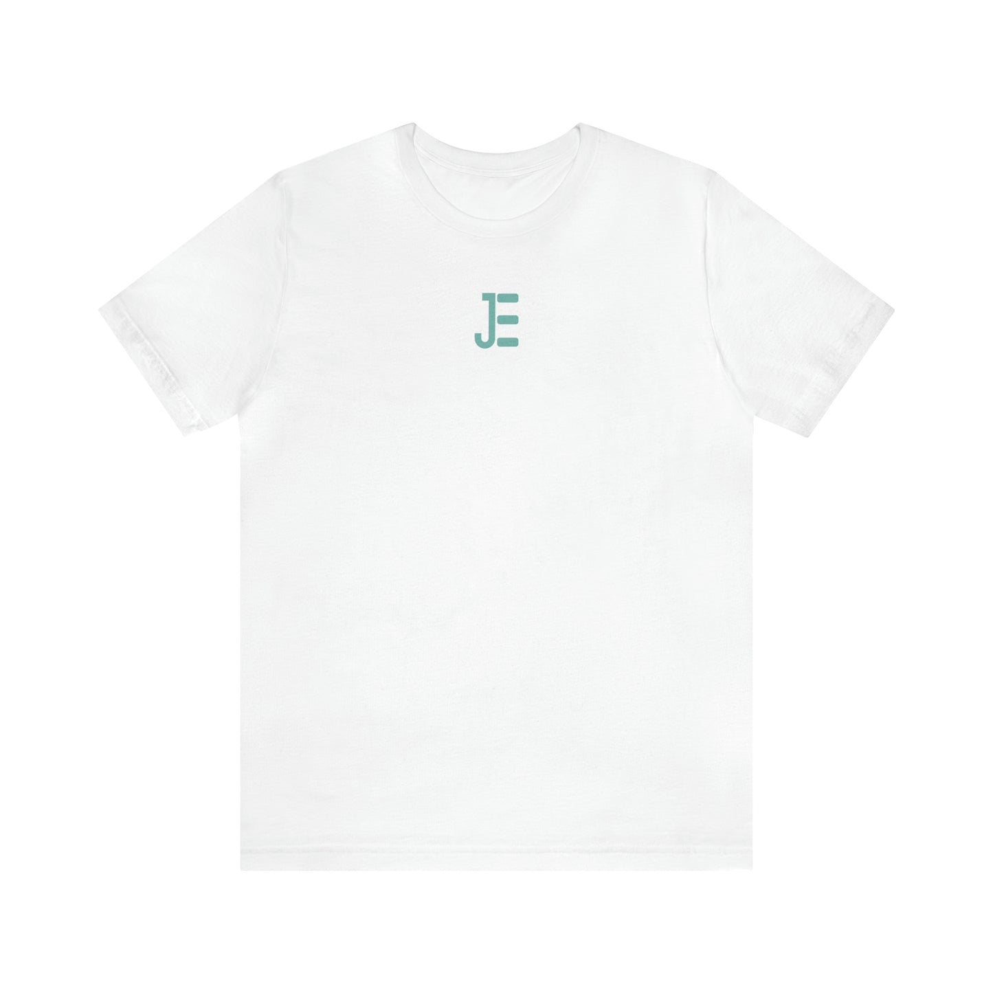 Front / Back JE Green Letter Logo Short Sleeve Tee