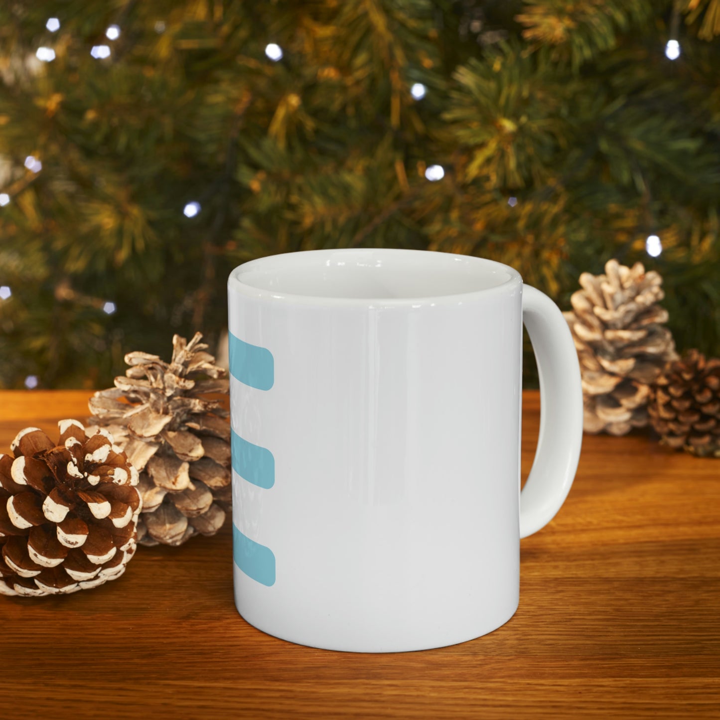JE Blue Letter Logo Mug