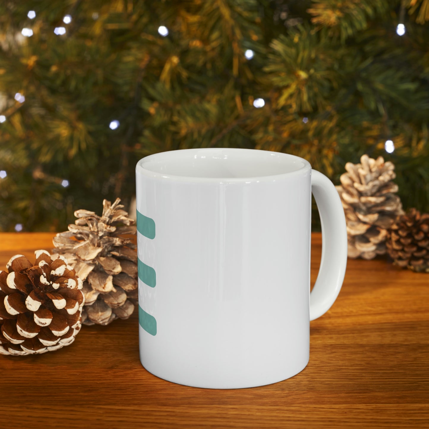 JE Green Letter Logo Mug