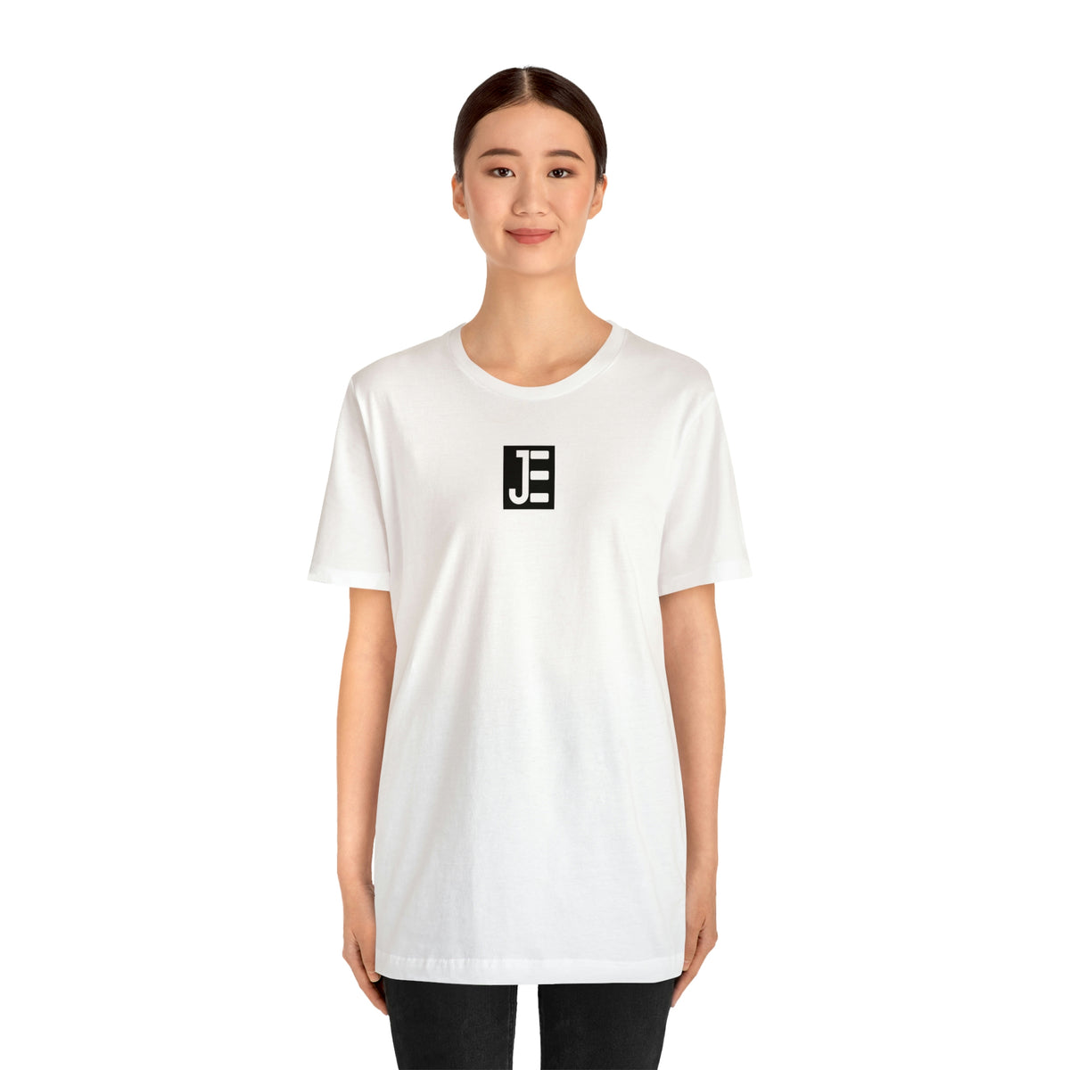 Front / Back JE Black Logo Short Sleeve Tee